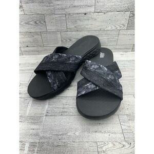 Skechers On The Go Gen 5 Black Grey Goga Max Slides Sandals 14667 Womens Size 11